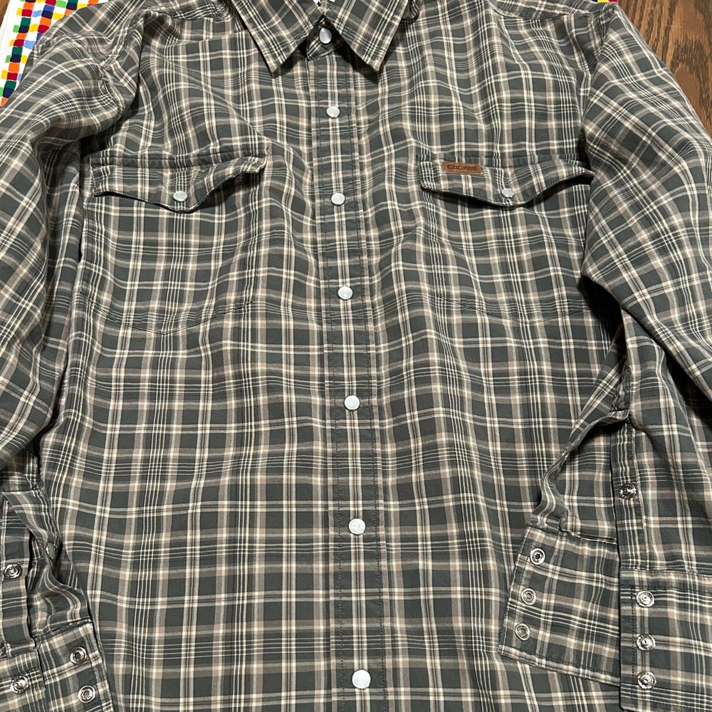 Mens Carhartt button down shirt L